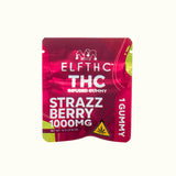 Gomitas con THC Delta 9 ELF 1000mg 1pza sabor Strazz Berry
