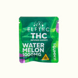 Gomitas con THC Delta 9 ELF 1000mg 1pza sabor Water Melon