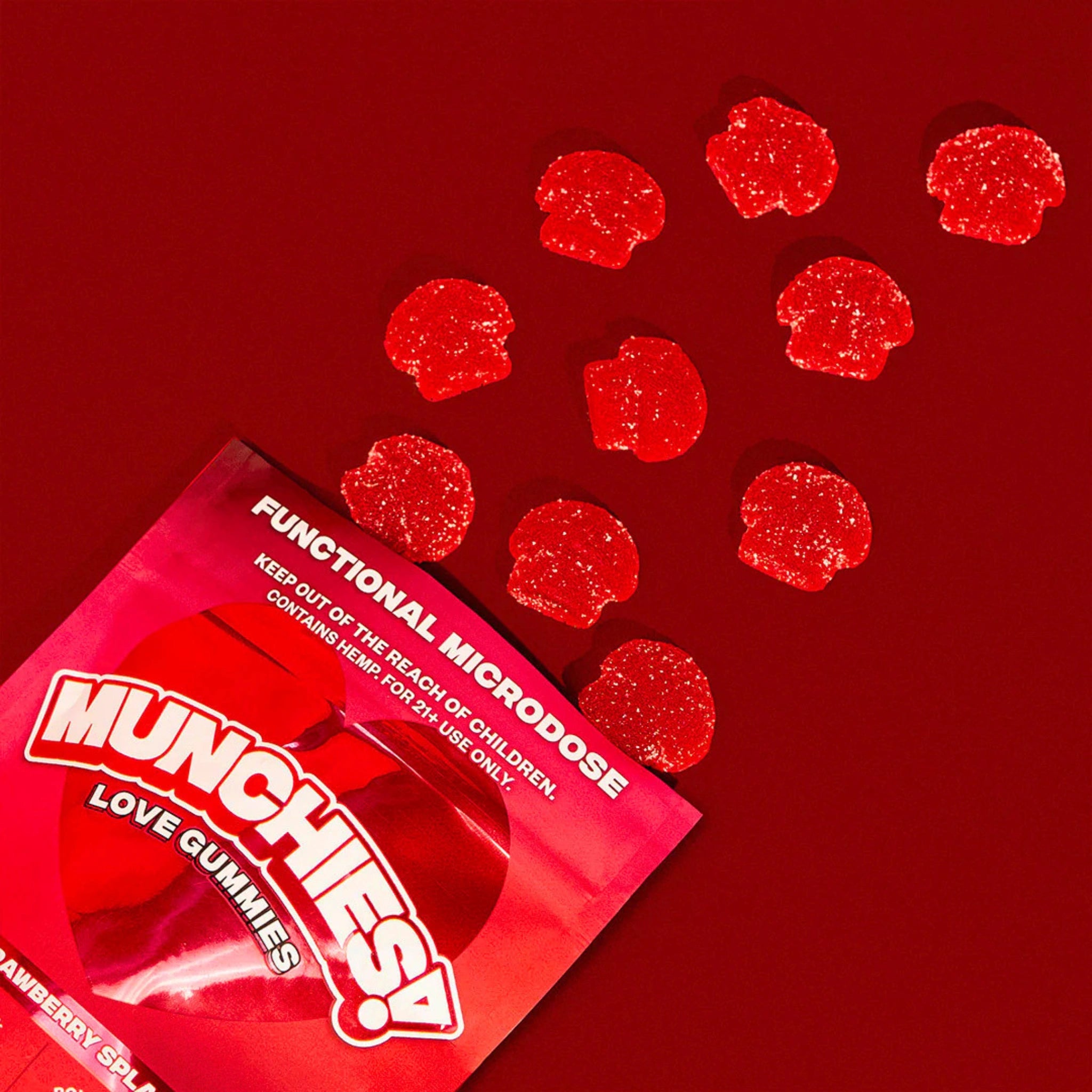 Delta Munchies Gomitas THC Love Gummies Splift México