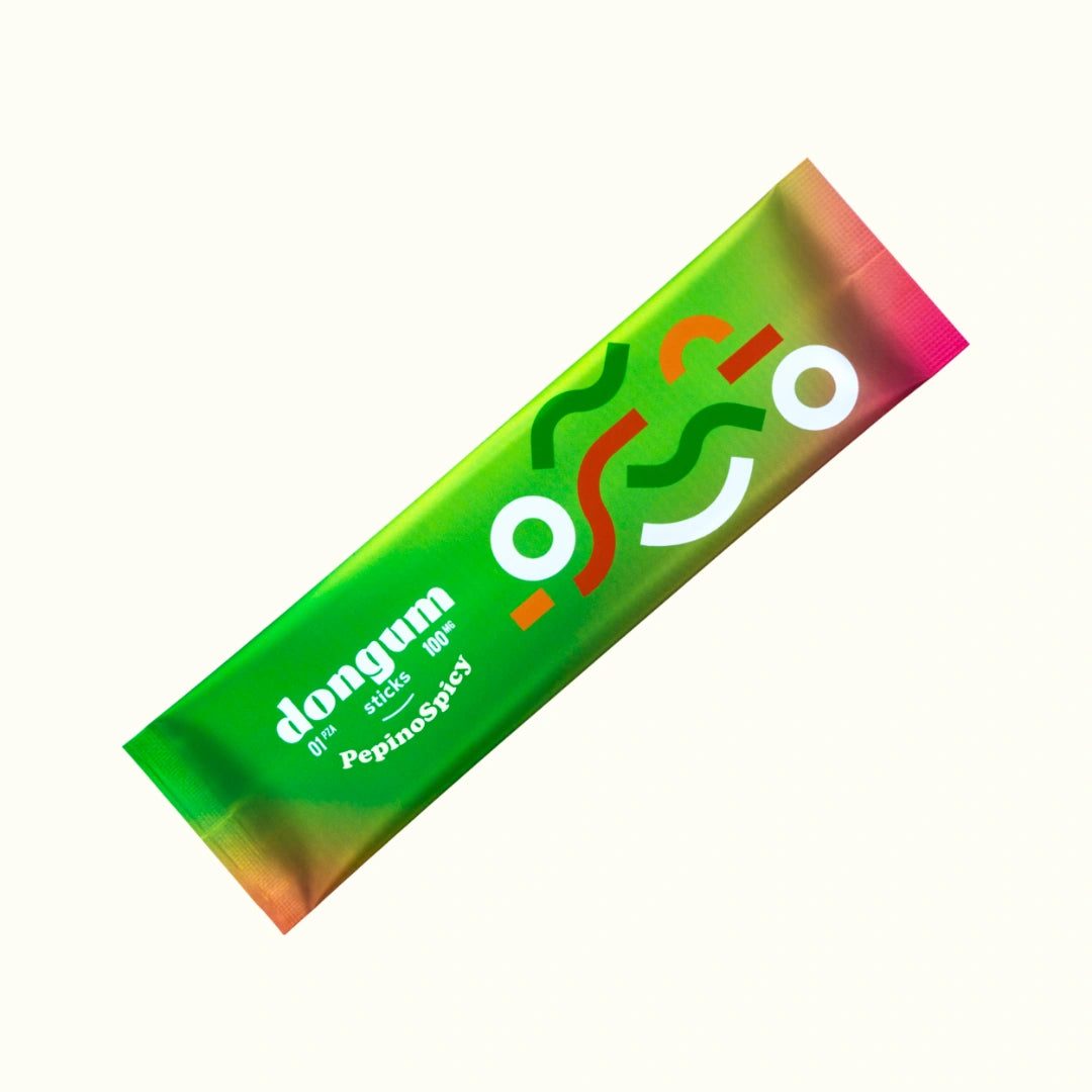 DonGum Stickss de Gomitas mágicas Delta 8 THC 100mg 1pza sabor pepino spicy