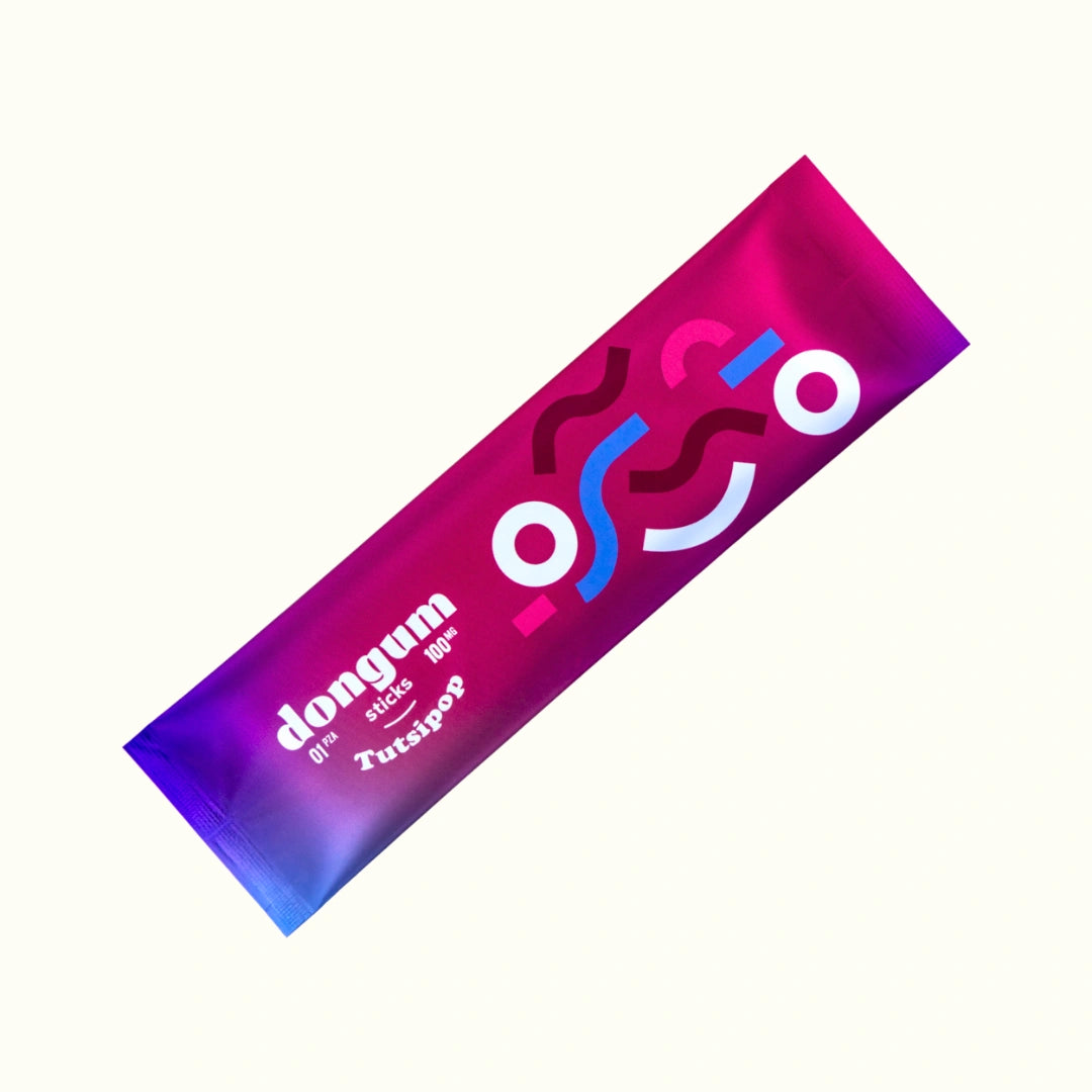 DonGum Stickss de Gomitas mágicas Delta 8 THC 100mg 1pza sabor tutsipop