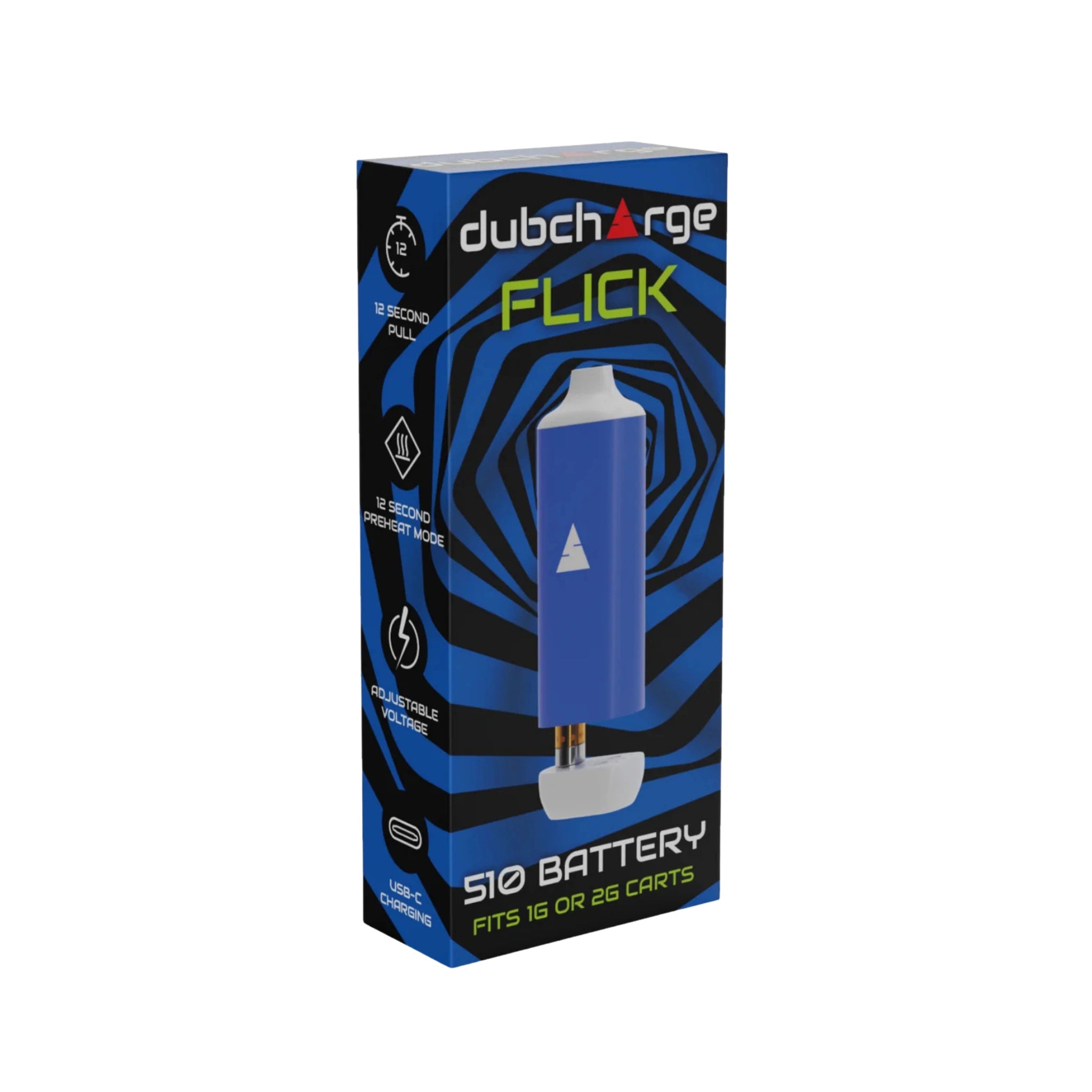 Dubcharge Bateria 510 Pila Wax Flick Azul