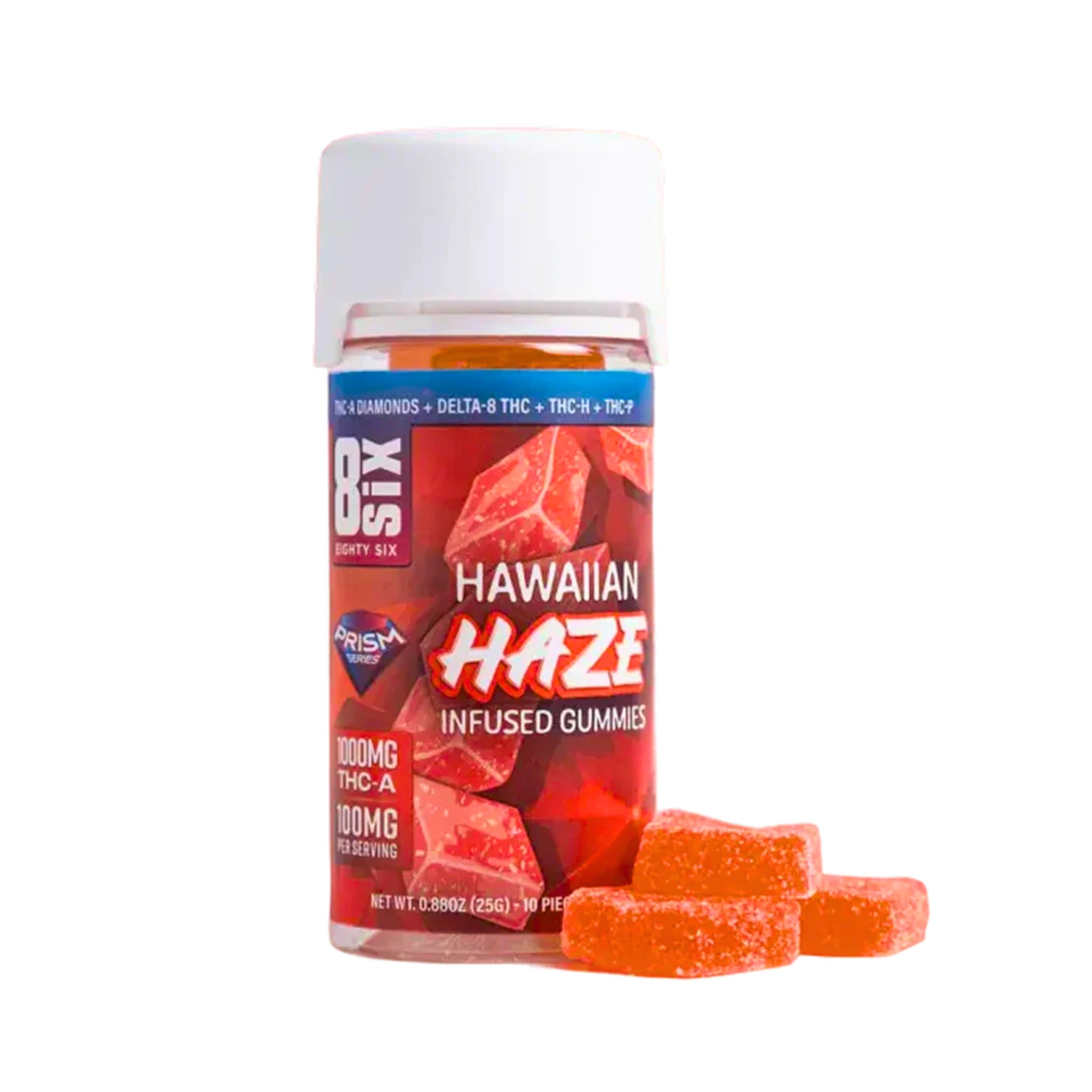 Eighty Six Gomitas THCA Diamonds 1000mg Infused Hawaiian Haze Splift Mexico