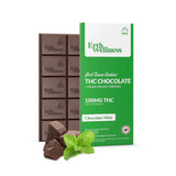 Erth Wellness Chocolate THC Delta 9 100mg Chocolate Mint Splift México