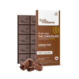 Erth Wellness Chocolate THC Delta 9 Live Resin 100mg Milk Chocolate Splift México