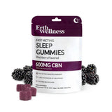 Erth Wellness Gomitas CBN Melatonina Para Dormir 600mg Blackberry Splift México
