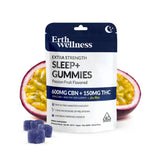 Erth Wellness Gomitas Para Dormir CBN THC Live Resin 750mg Passion Fruit Splift México