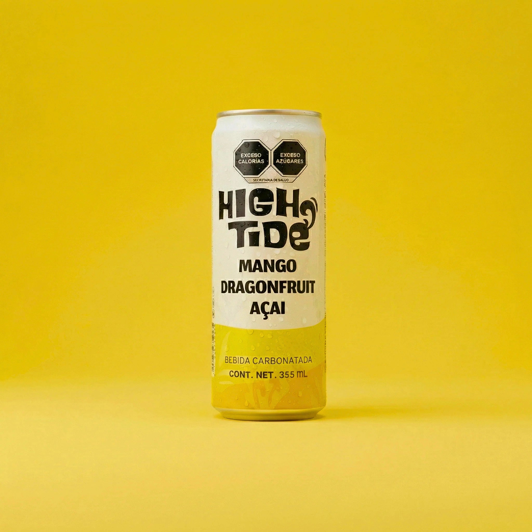 Gods Beard Cult High Tide Soda THC Delta 9 HHC Mango Dragonfruit Acai Splift México