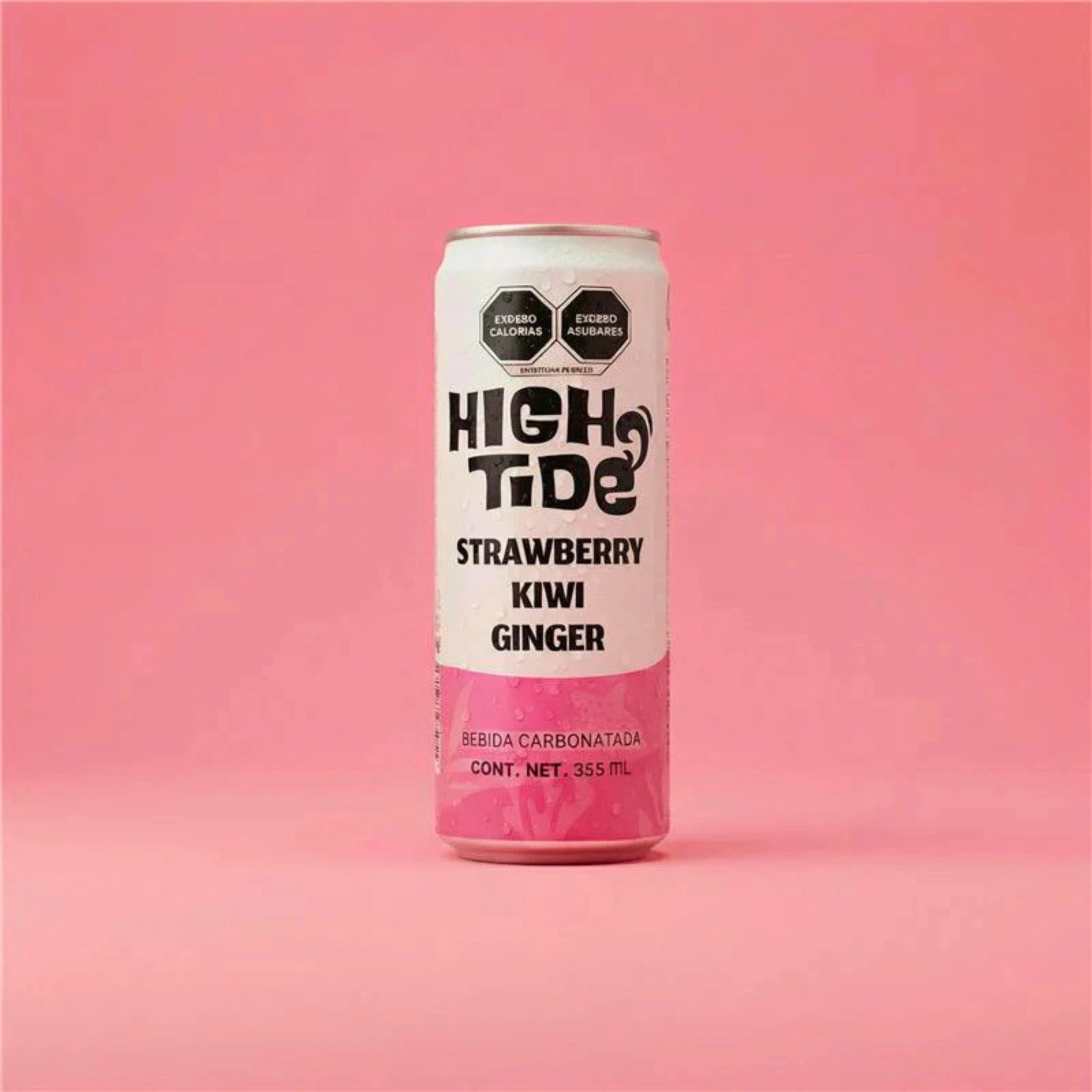 Gods Beard Cult High Tide Soda THC Delta 9 HHC Strawberry Kiwi Ginger Splift México