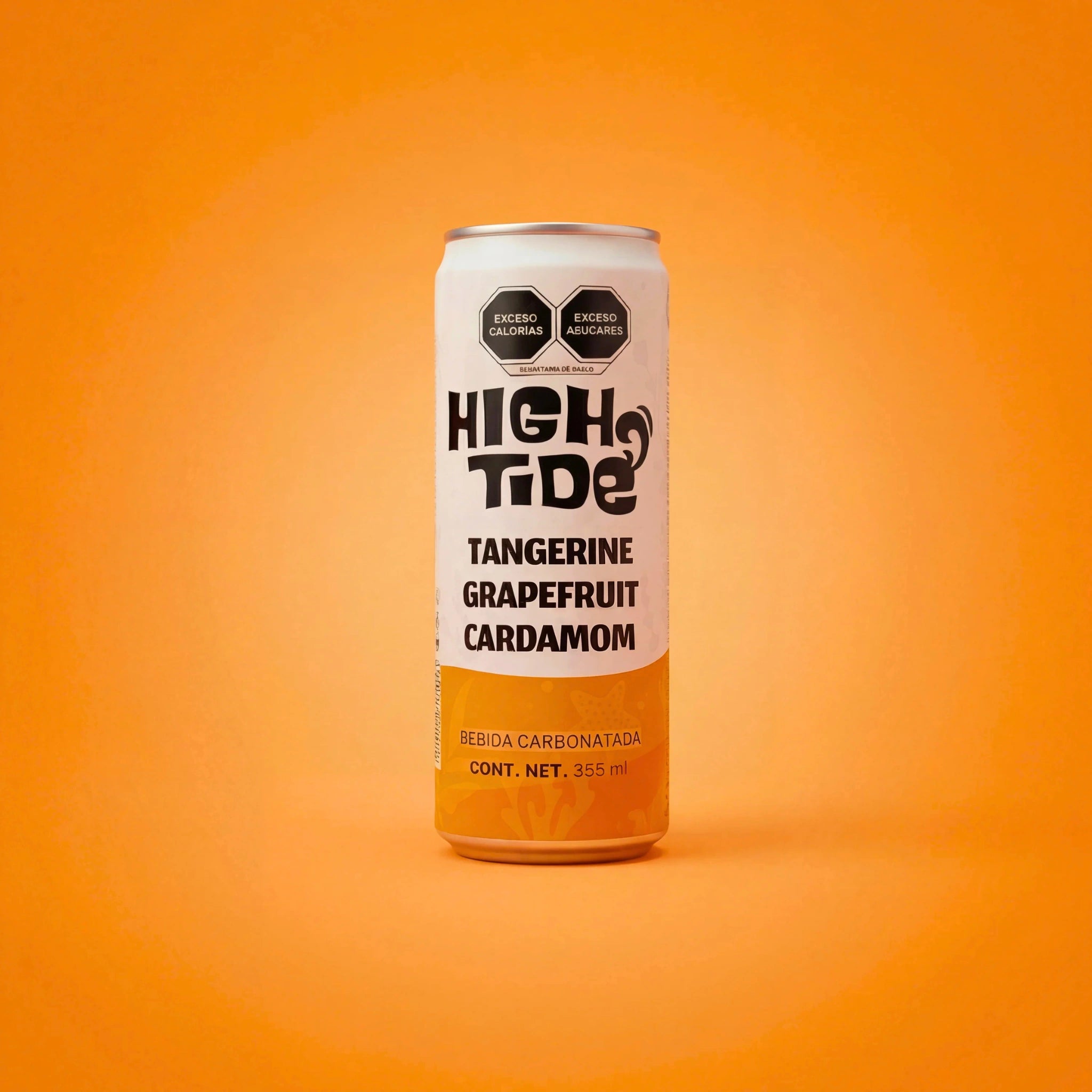 Gods Beard Cult High Tide Soda THC Delta 9 HHC Tangerine Grapefruit Cardamon Splift México