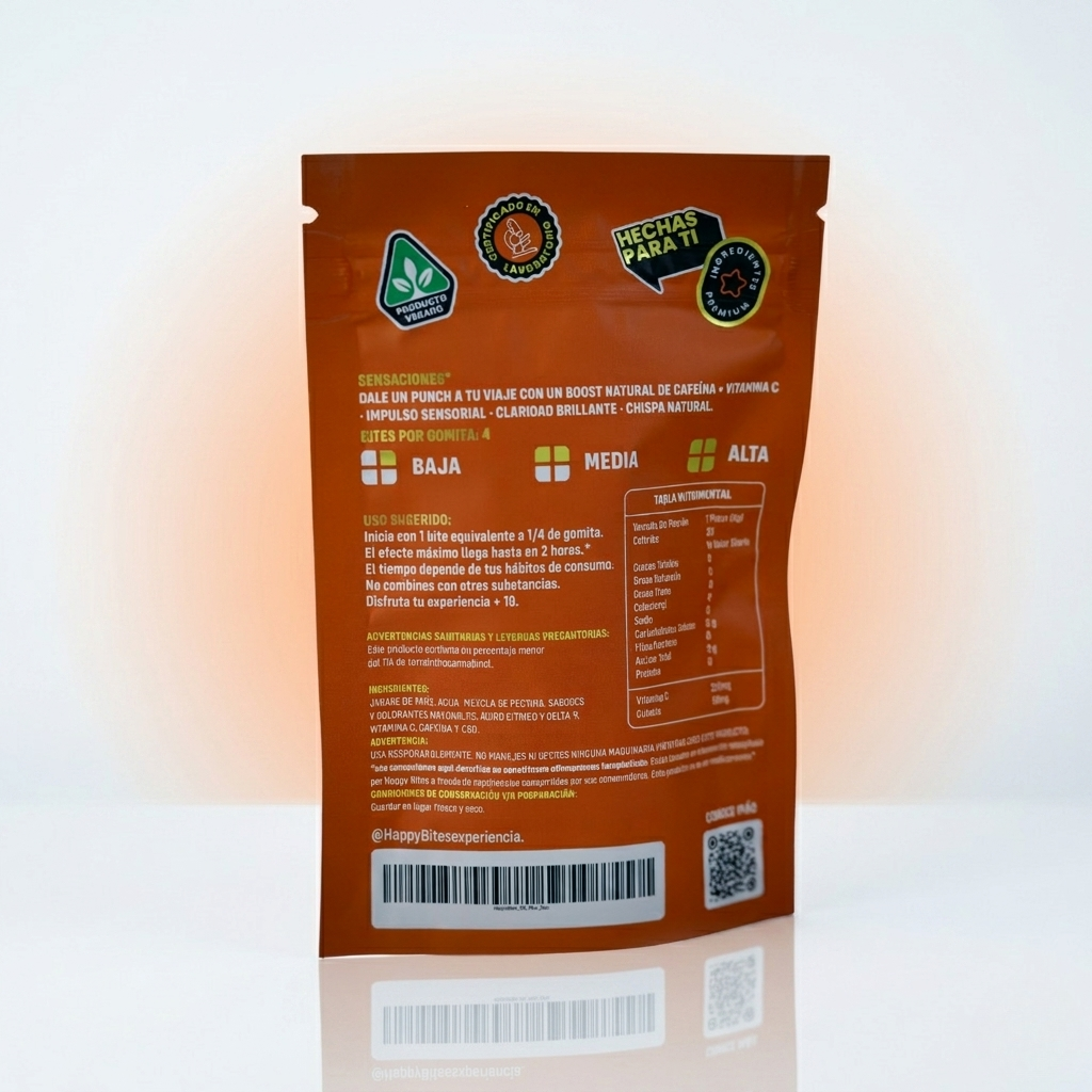 AURA PLUS| Inicio y energía con cafeína  | Happy Bites Experiencia