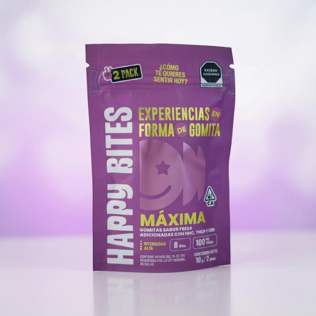 MAXIMA | Creatividad y Sensorial | 300mg | Happy Bites Experiencia
