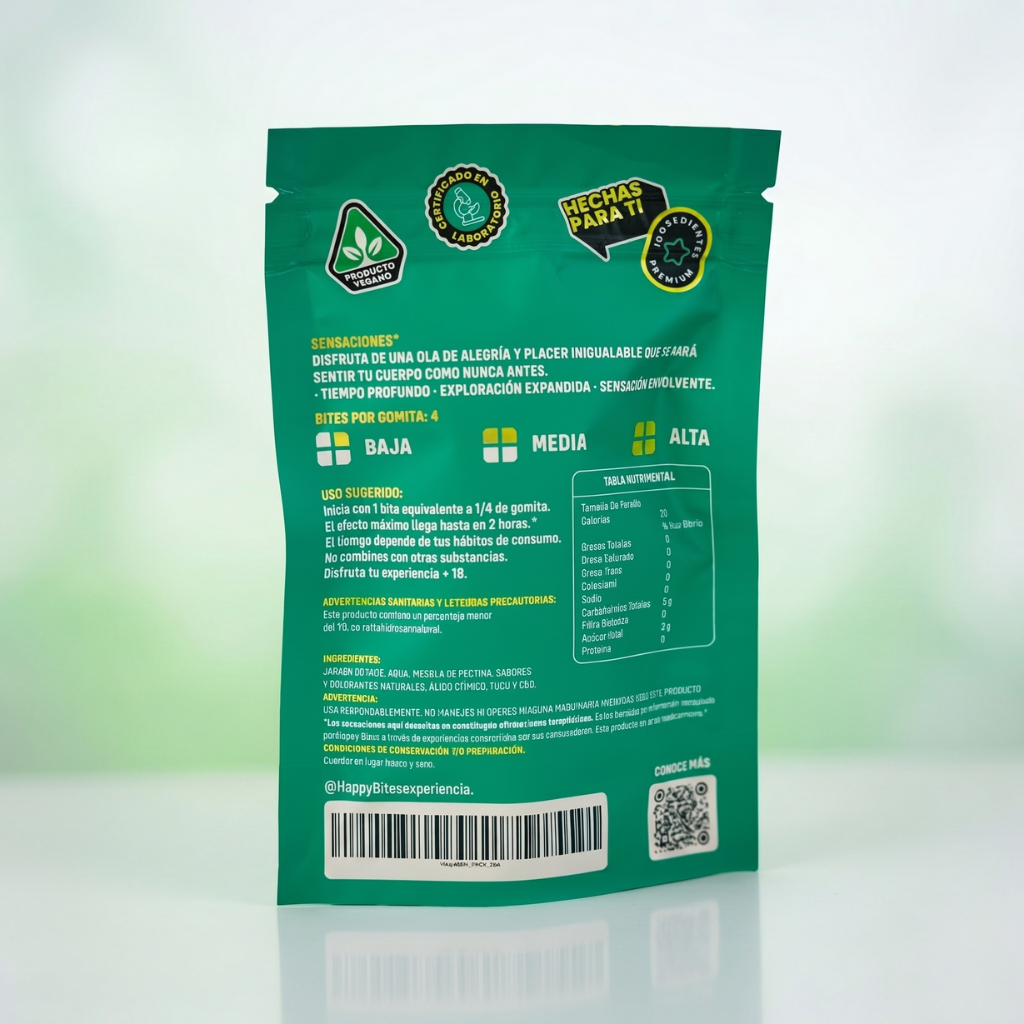 NOVA | Corporal | 50mg/pza THCO | Happy Bites Experiencia
