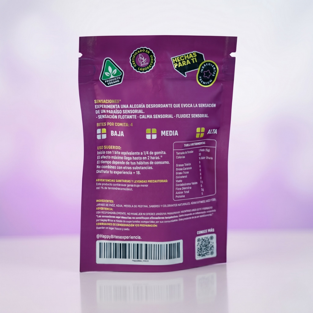 MAXIMA | Creatividad y Sensorial | 300mg | Happy Bites Experiencia