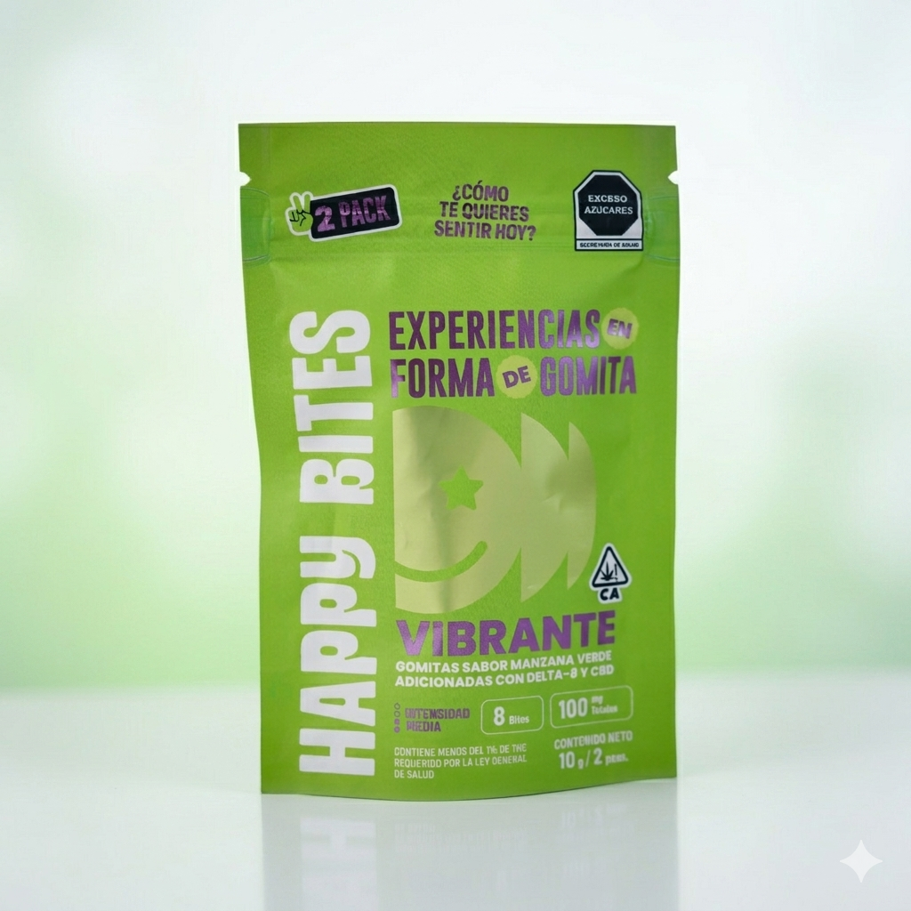VIBRANTE | Claridad Mental |  300mg | Happy Bites Experiencia