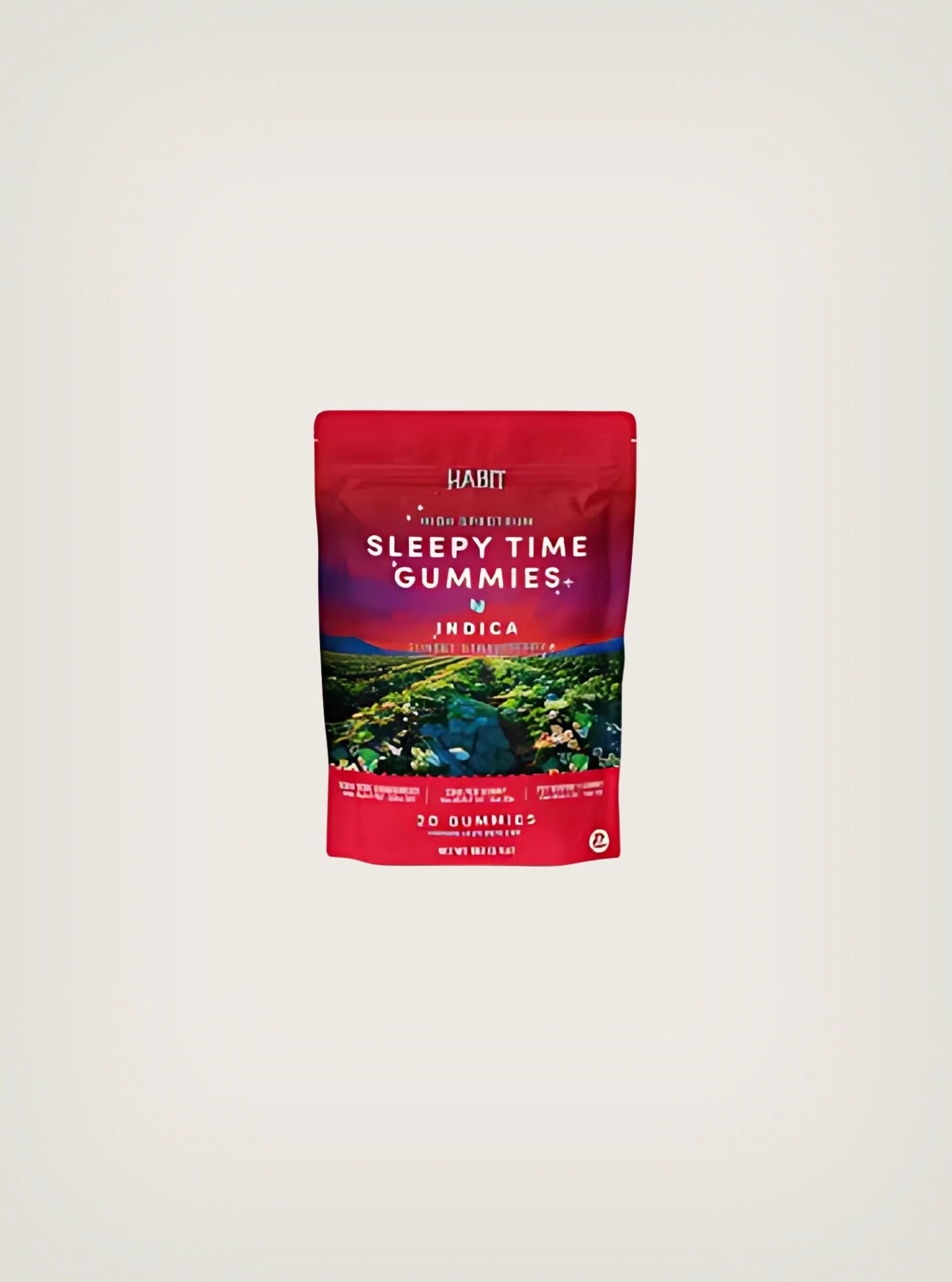 Compra gomitas con THC Habit High Spectrum Sleepy Time Gummies Sunset Strawberry Indica 200mg Delta 9 + 300MG CBN