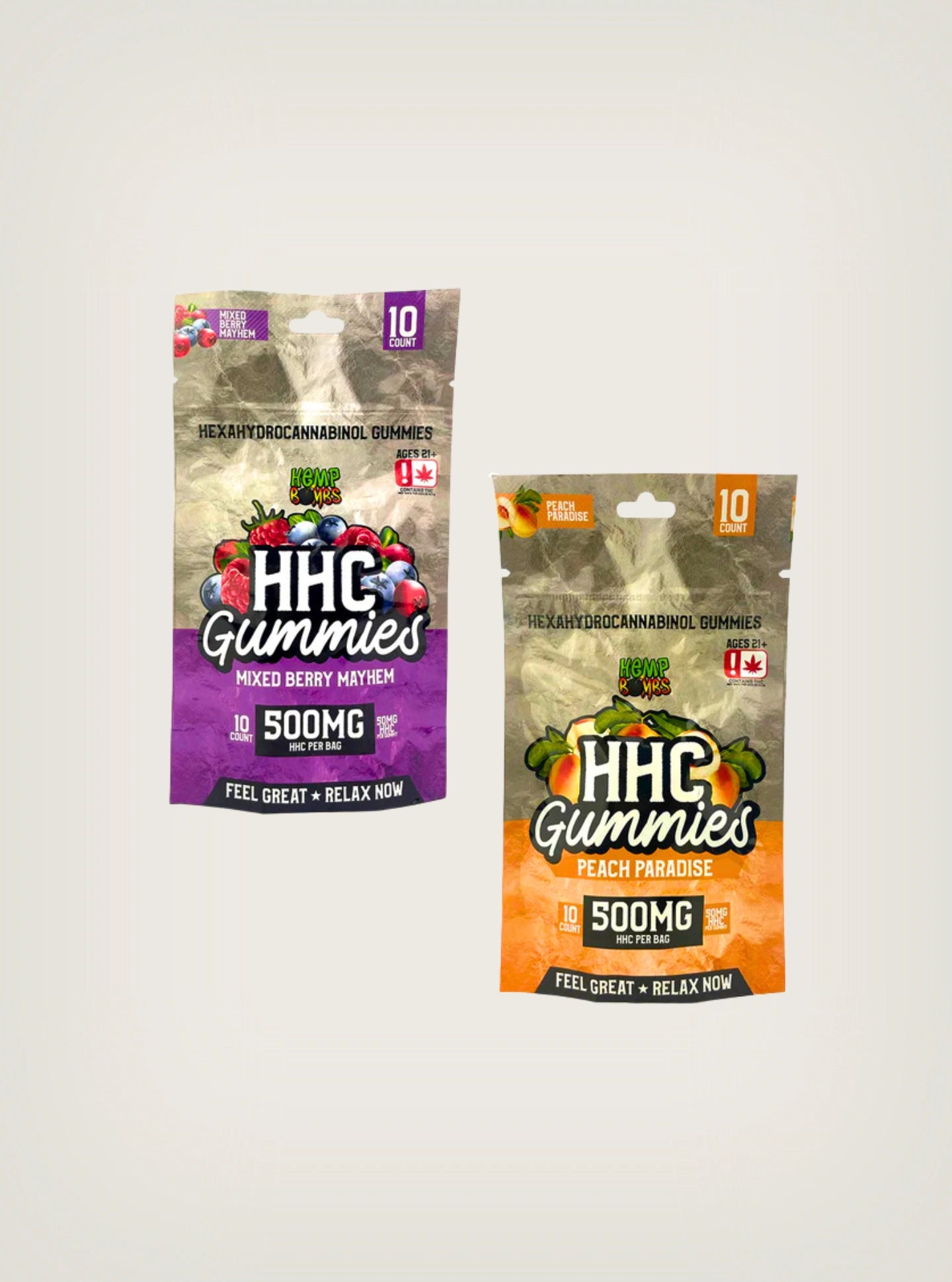 Compra gomitas de THC con HHC 500mg 10 piezas gomitas mágicas 