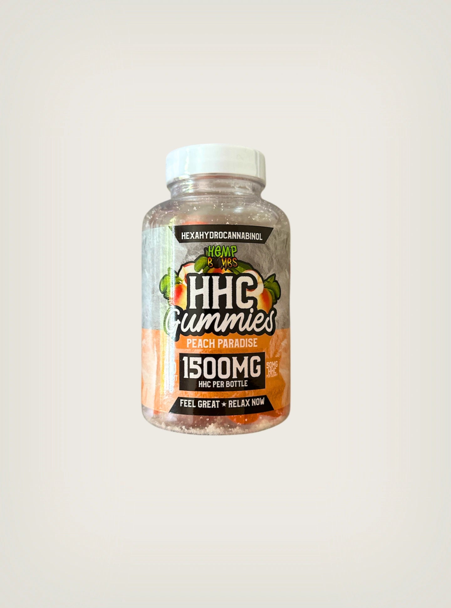 Compra gomitas de HHC Hemp Bombs 1500mg HHC Sabor peach paradise