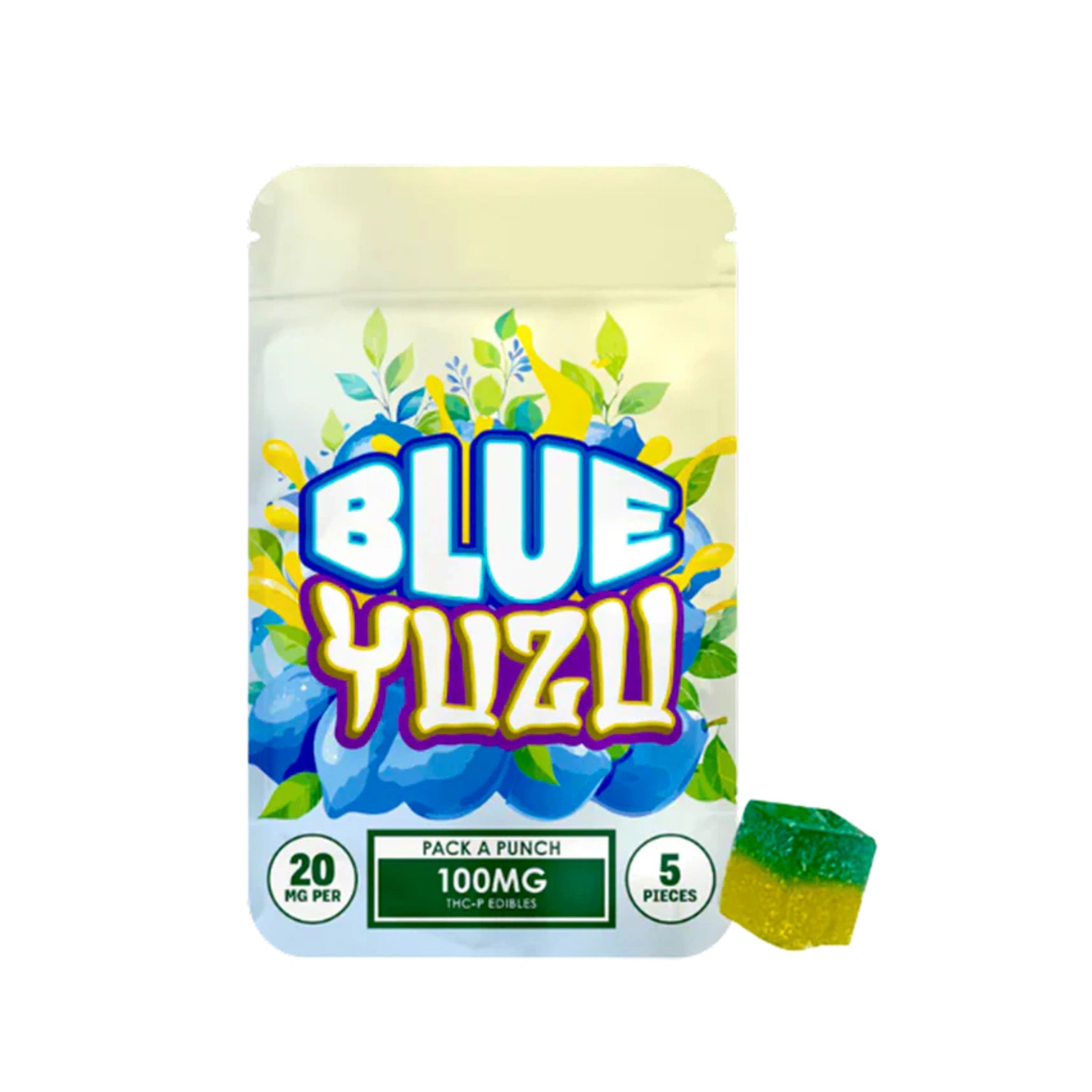 Hidden Hills Gomitas THCP Pack a Punch Blue Yuzu Splift Mexico