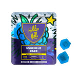 Hidden Hills Gomitas Delta 9 THCA Ultra Potent Bricks Sour Blue Razz Splift México