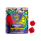Hidden Hills Gomitas Delta 9 THCA Ultra Potent Bricks Strawberry Lime Splift México