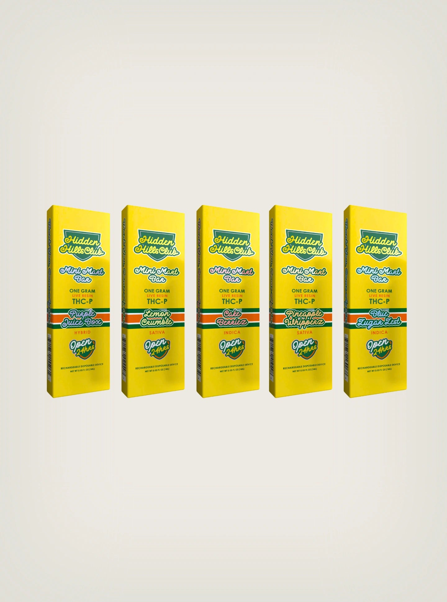 Compra plumas de wax Hidden Hills Mini Mart Bar THCP 1gramo 