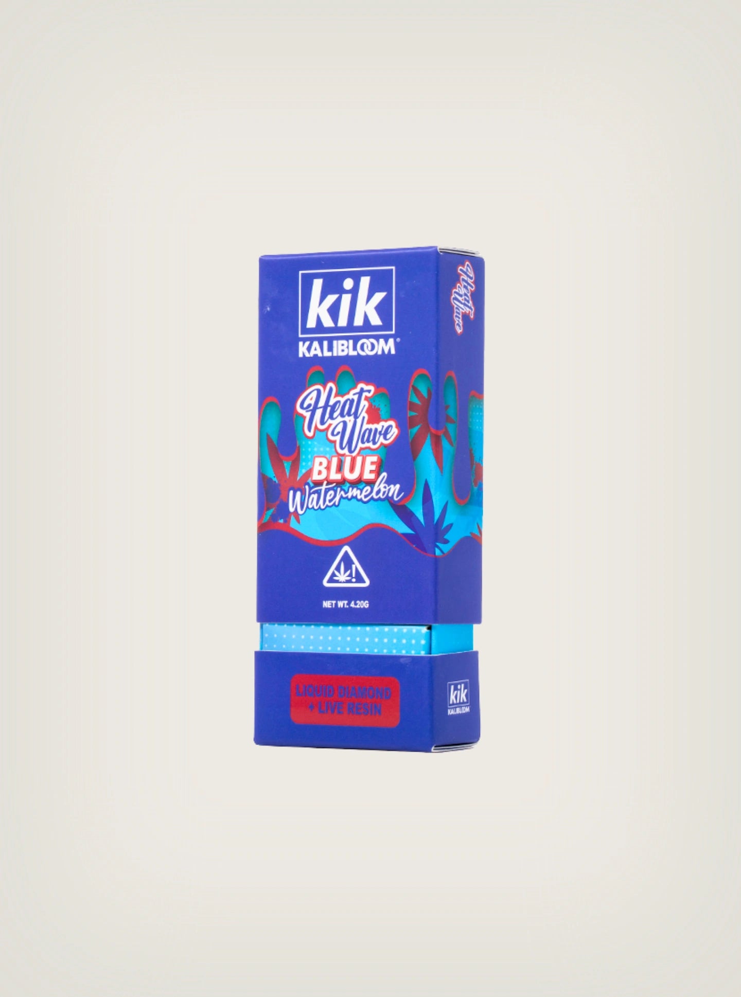 Kik Kalibloom Pluma de Wax Desechable Liquid Diamonds + Live Resin 4.2g sabor Blue Watermelon