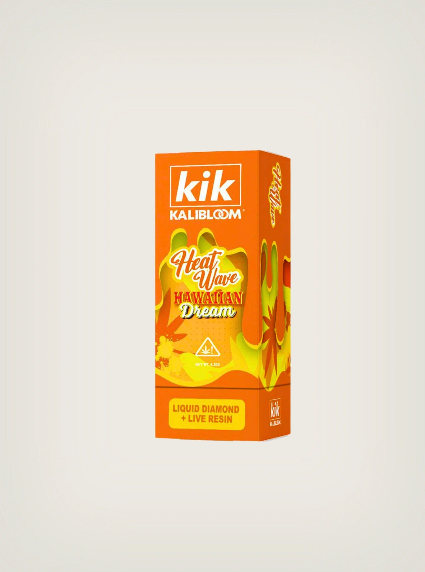 Kik Kalibloom Pluma de Wax Desechable Liquid Diamonds + Live Resin 4.2g sabor Hawaiian Dream