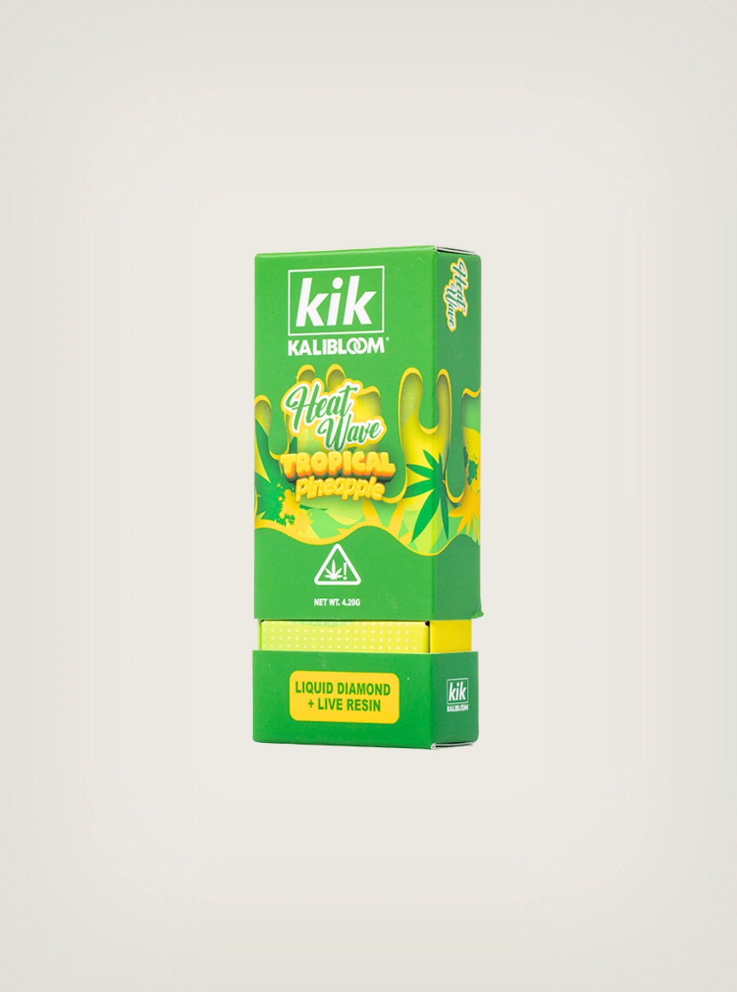 Kik Kalibloom Pluma de Wax Desechable Liquid Diamonds + Live Resin 4.2g sabor Tropical Pineapple