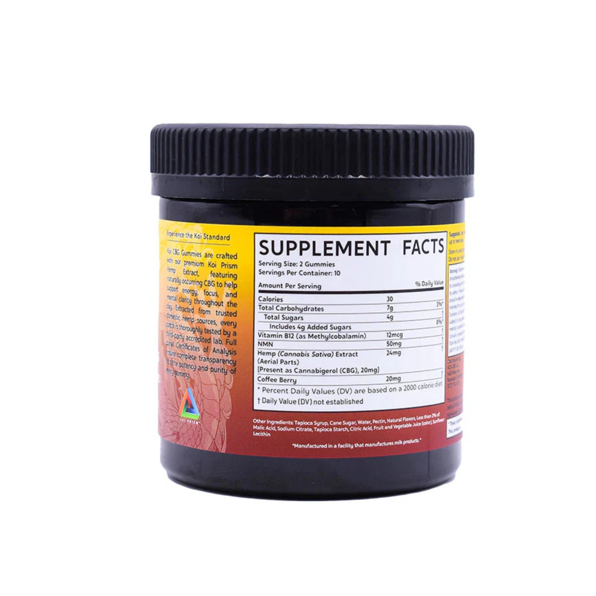 KOI Gomitas Daytime Boost de CBG 60 Gomitas 600mg Detalle