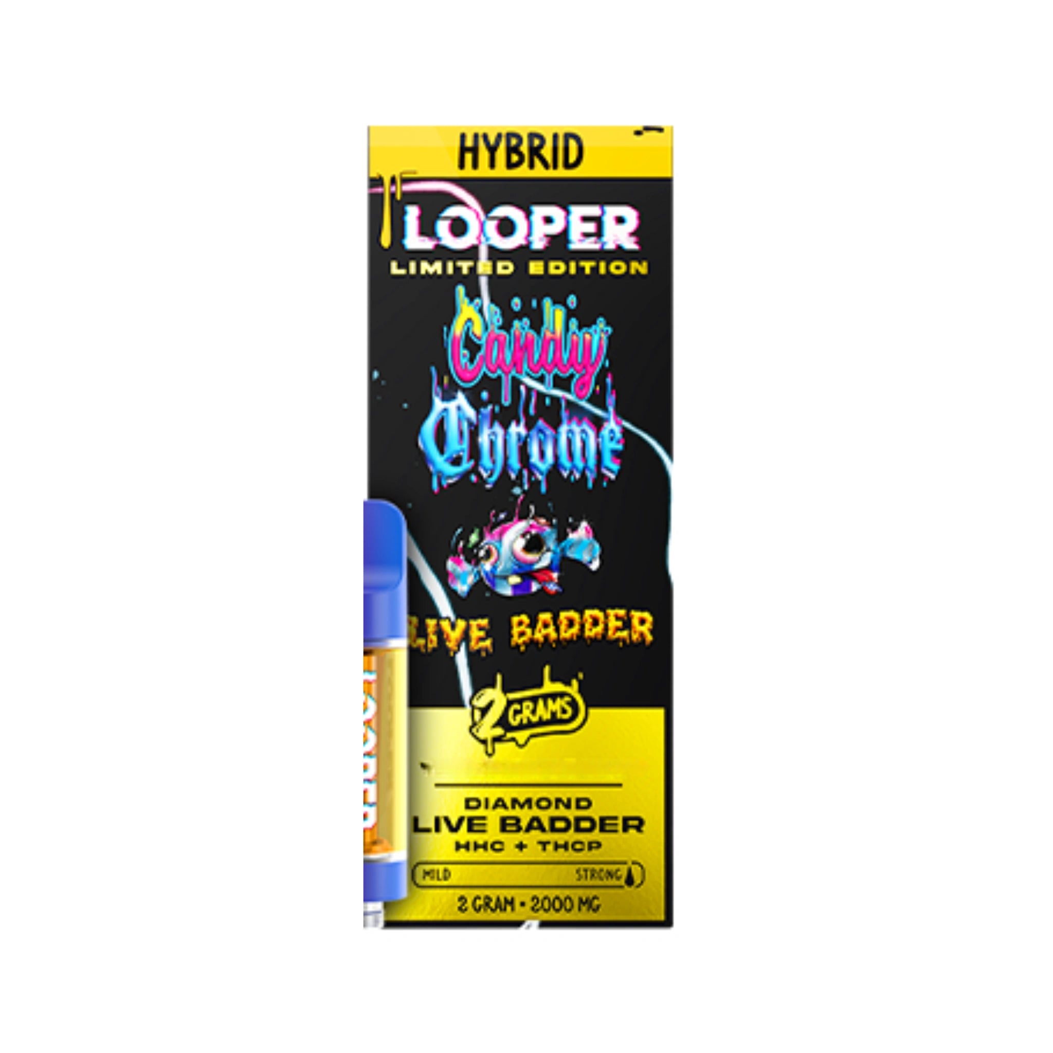 Looper Cartucho Wax HHC THCP DIamond Live Badder Candy Chrome
