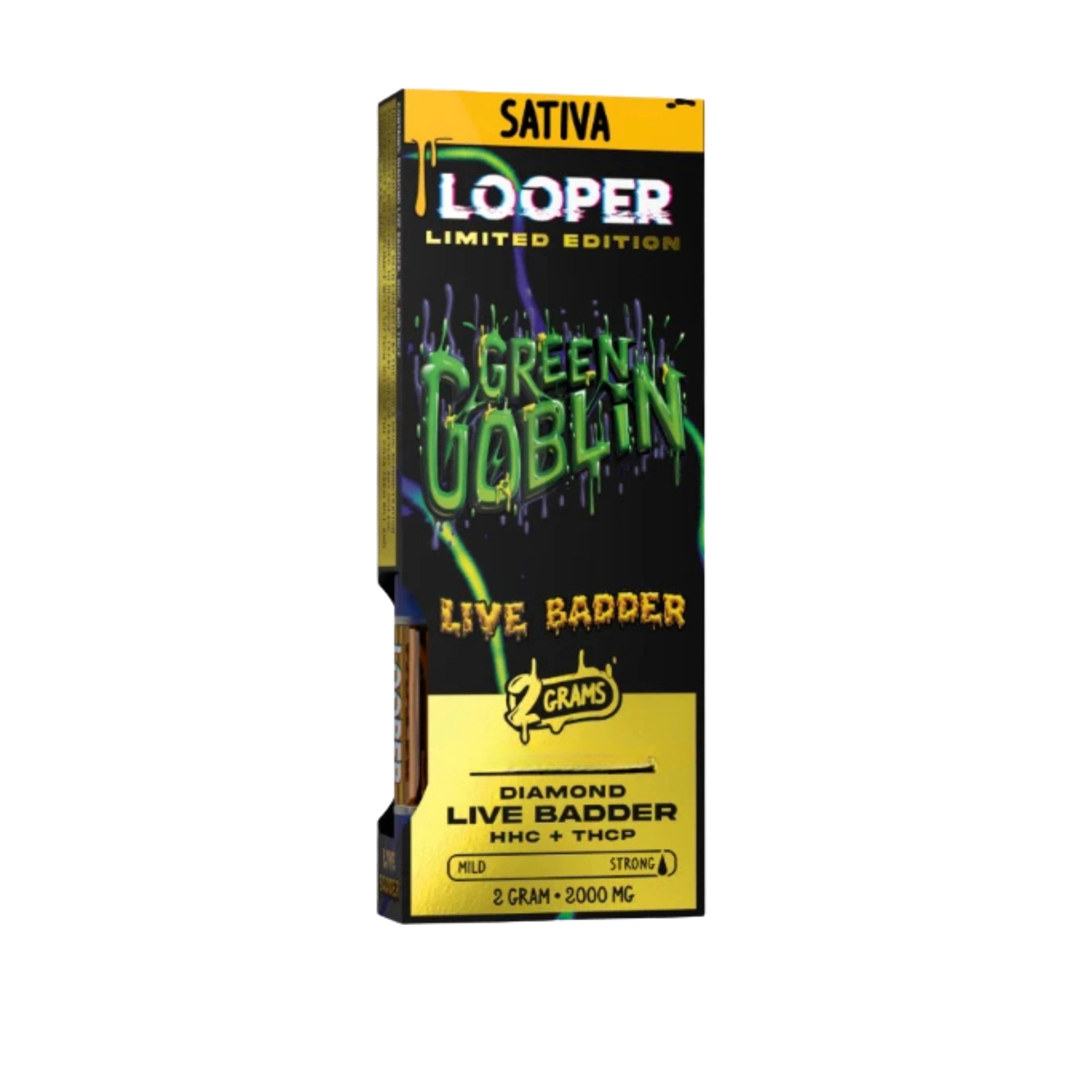 Looper Cartucho Wax HHC THCP DIamond Live Badder Green Goblin