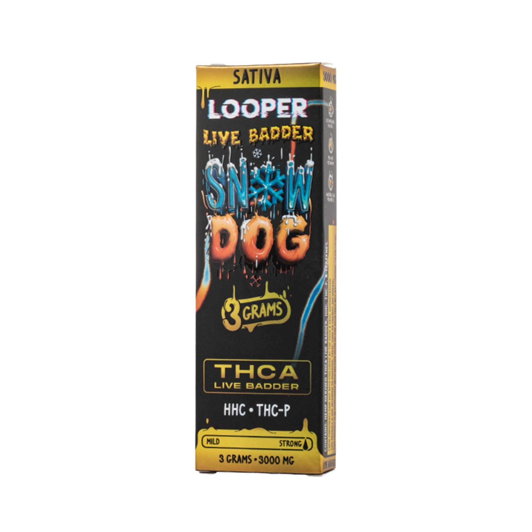 Looper Cartucho Wax HHC THCP DIamond Live Badder Snow Dog