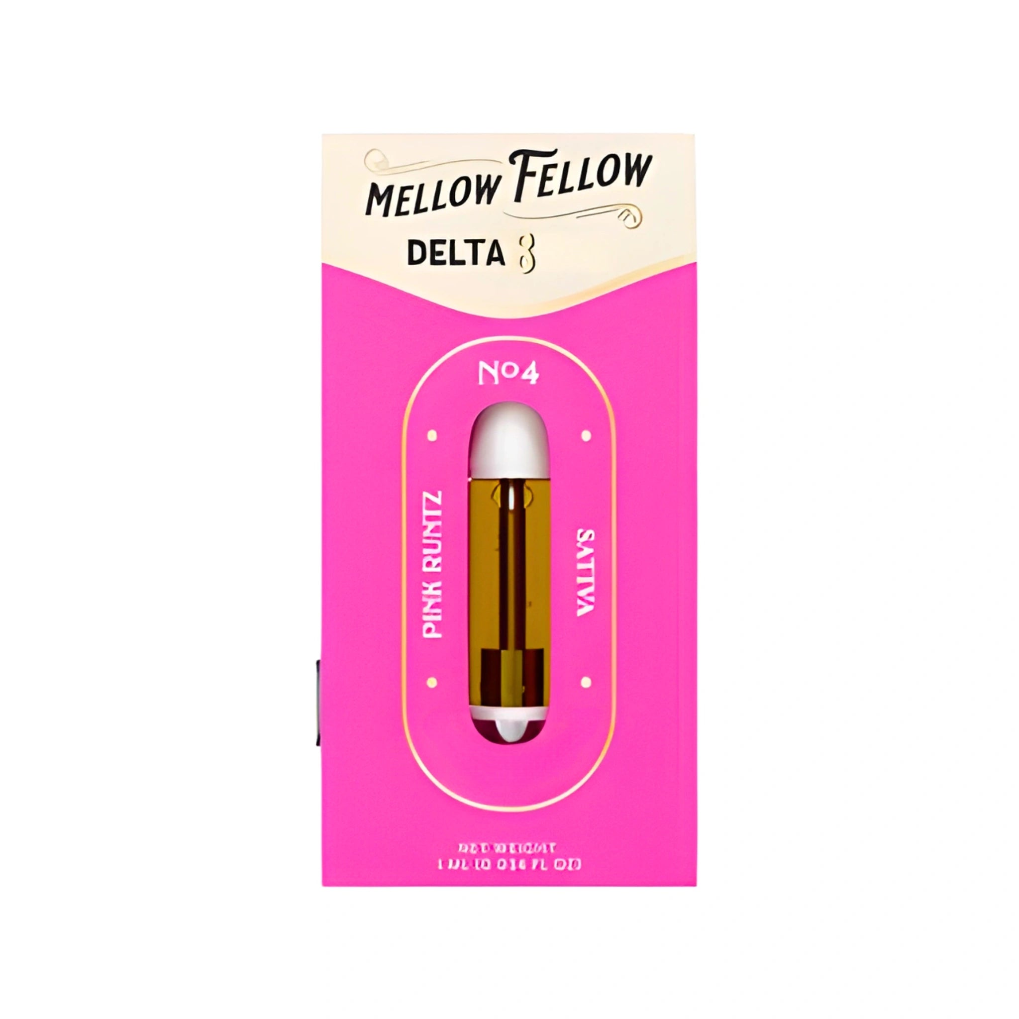 Mellow Fellow Cartucho Wax Delta 8 THC 1g Pink Runtz Sativa Splift México