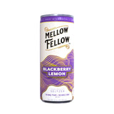 Mellow Fellow Soda THC CBD Hemp Infused Seltzer Blackberry Lemon Splift Mexico