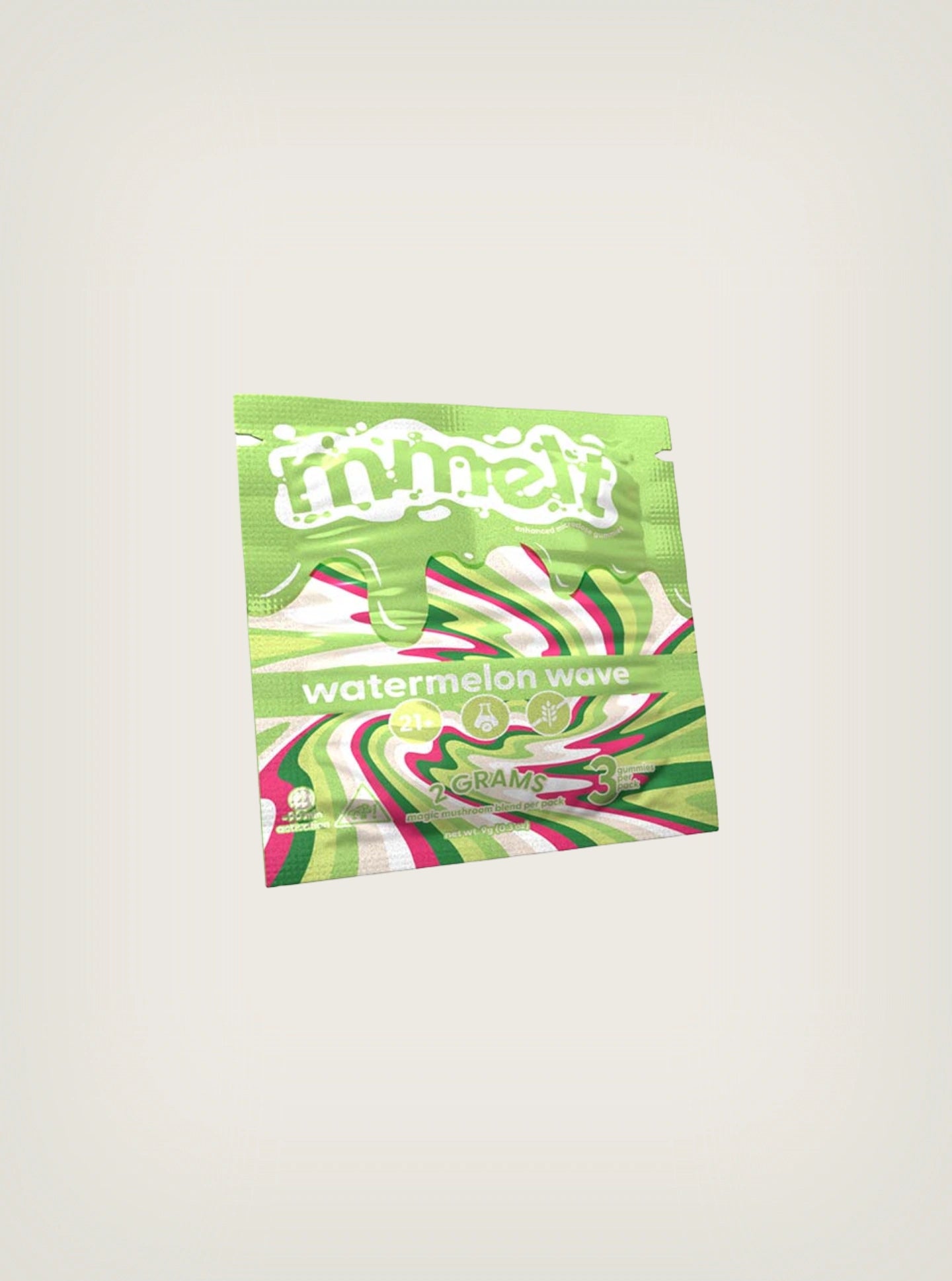 mmelt magic mushroom gummies 2 grams 3 gomitas por servicio watermelon wave
