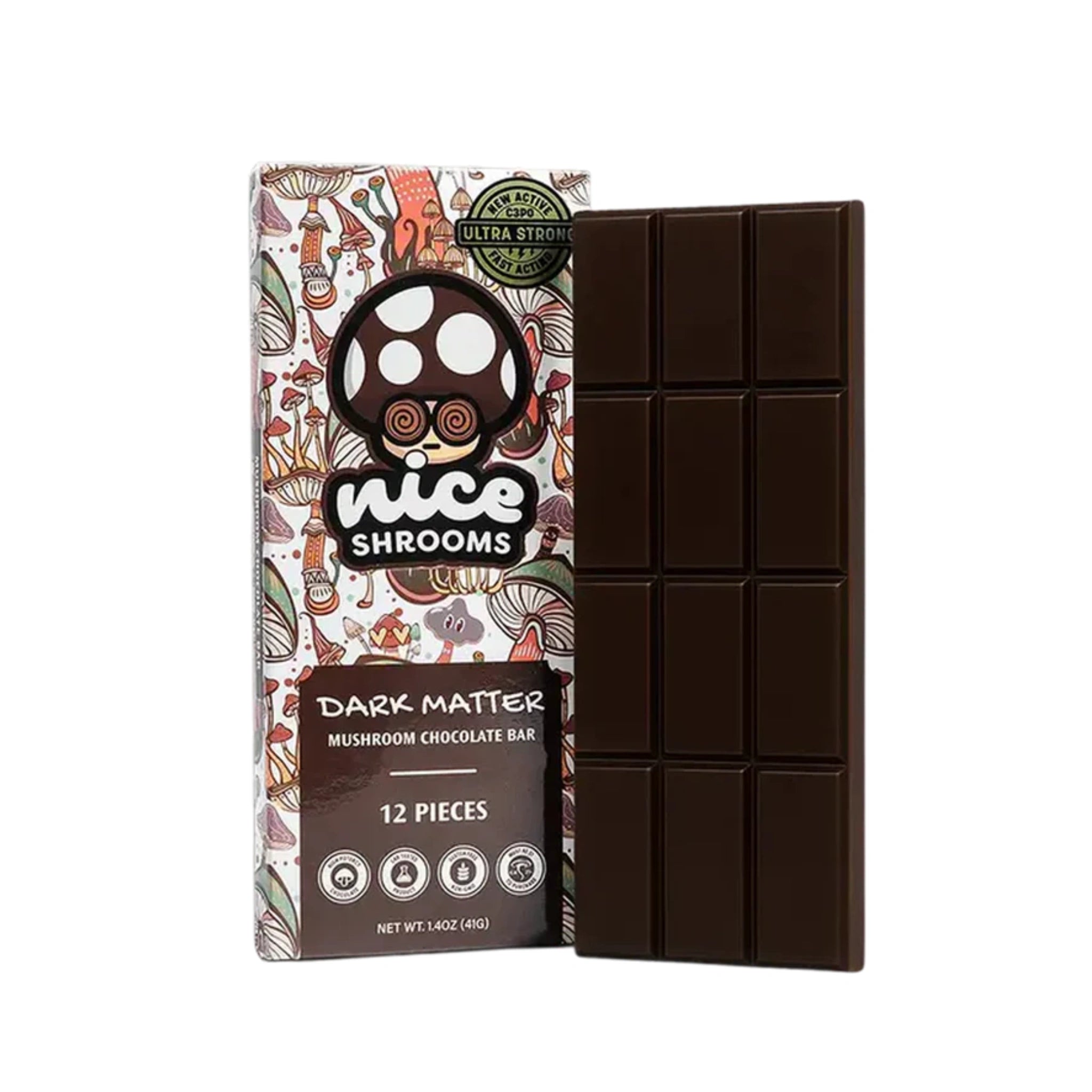Nice Shrooms Chocohongo Nootrópico Dark Matter Splift