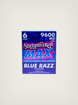 Shrumfuzed Max gomitas de hongos mágicos mushroom gummies 9600mg 6 pack blue razz