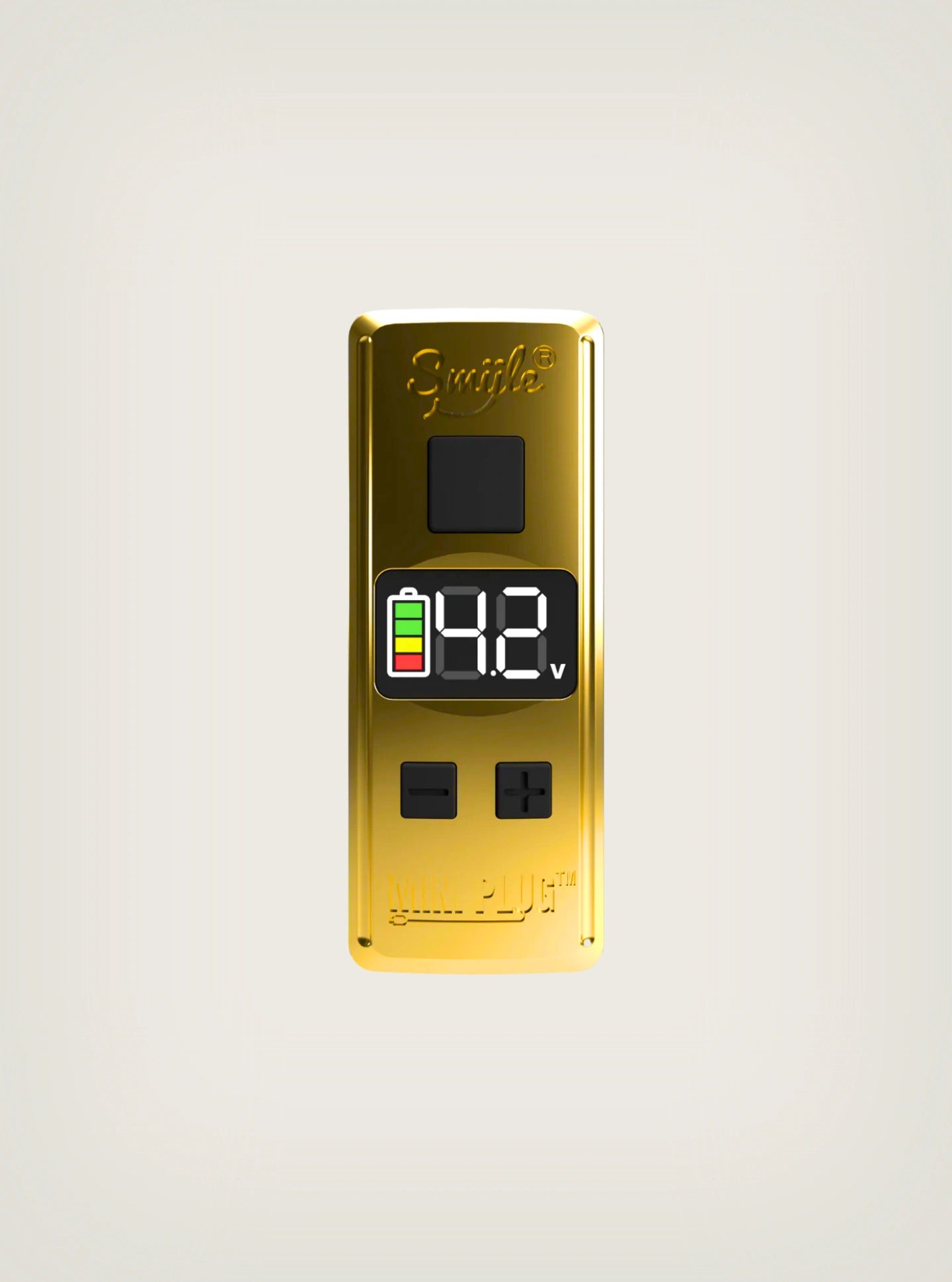 Smyle Labs batería para cartucho de wax 510 con built in cable USBC dorado