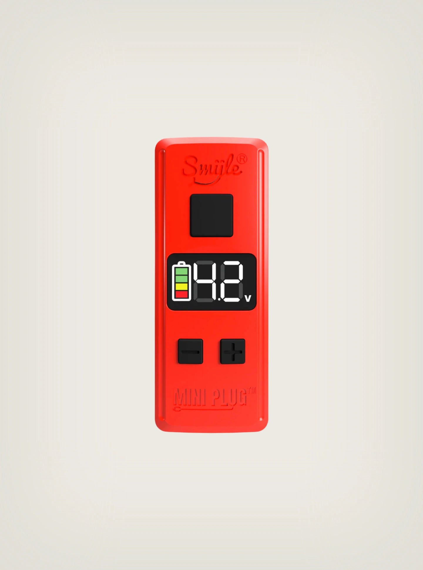 Smyle Labs batería para cartucho de wax 510 con built in cable USBC rojo