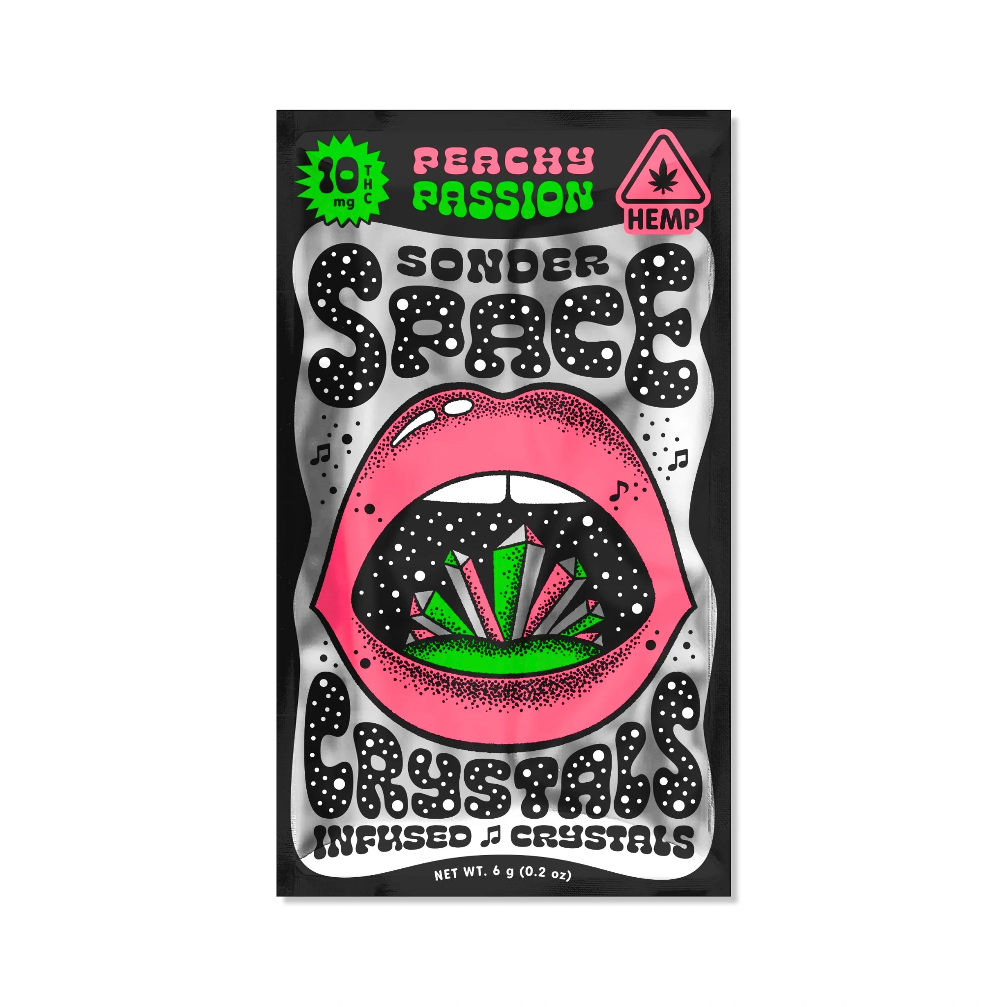Sonder Space Crystals 10mg THC Peachy Passion Splift Mexico
