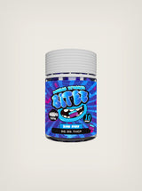 Gomitas con THC Delta 9 + Delta 8 + THCP Double Stacked Bitez 10000mg 10ct blue razz