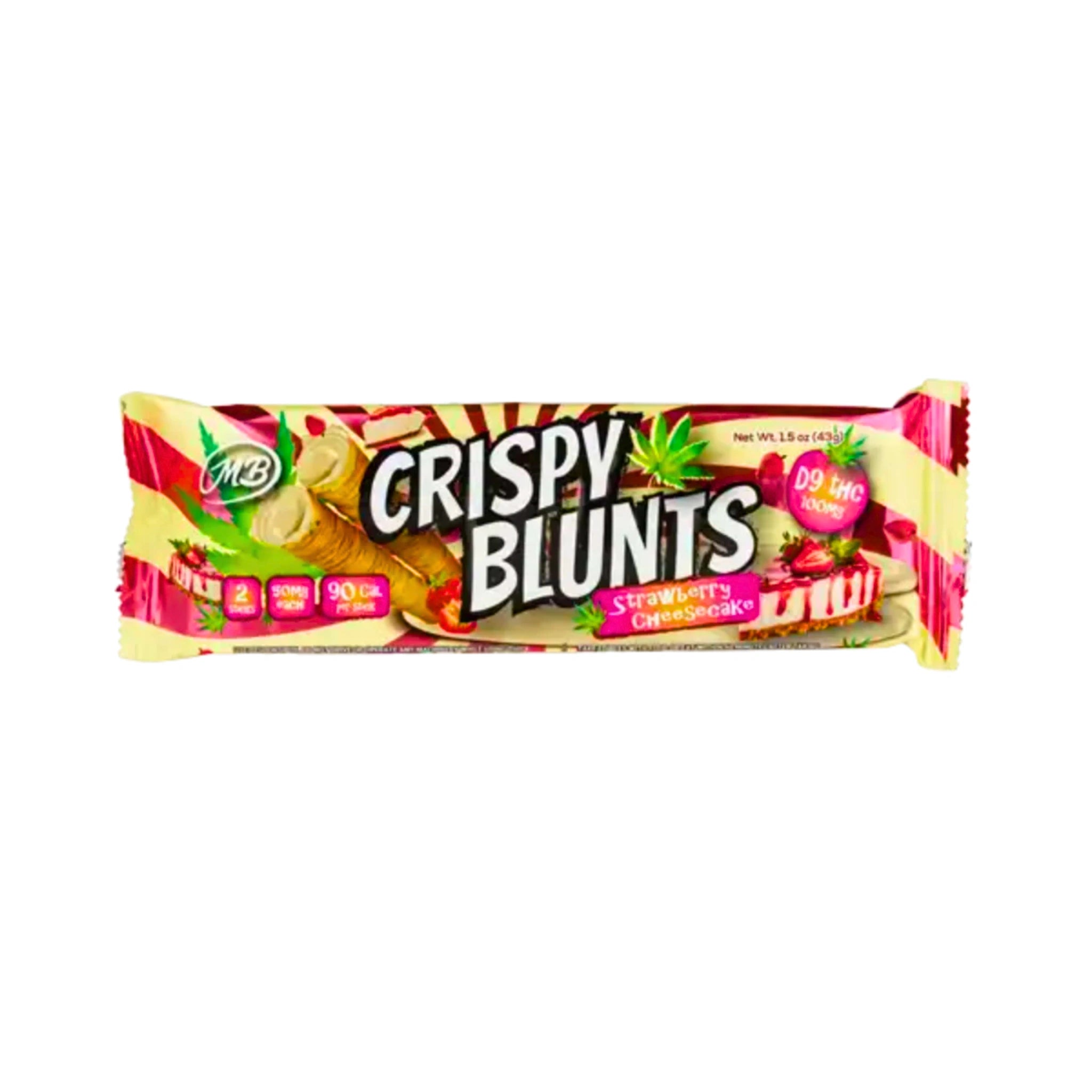 STNR Crispy Blunts Galletas THC Delta 9 Strawberry Cheesecake Splift Mexico