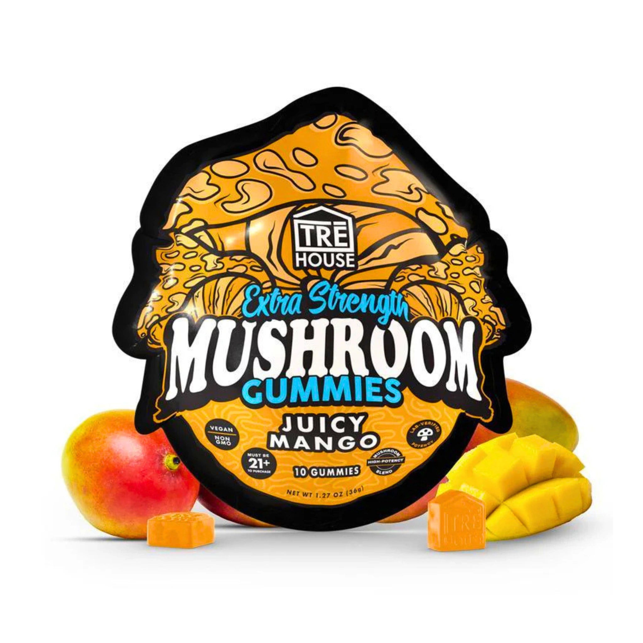 TRE House Magic Mushroom Gummies Juicy Mango Splift Mexico