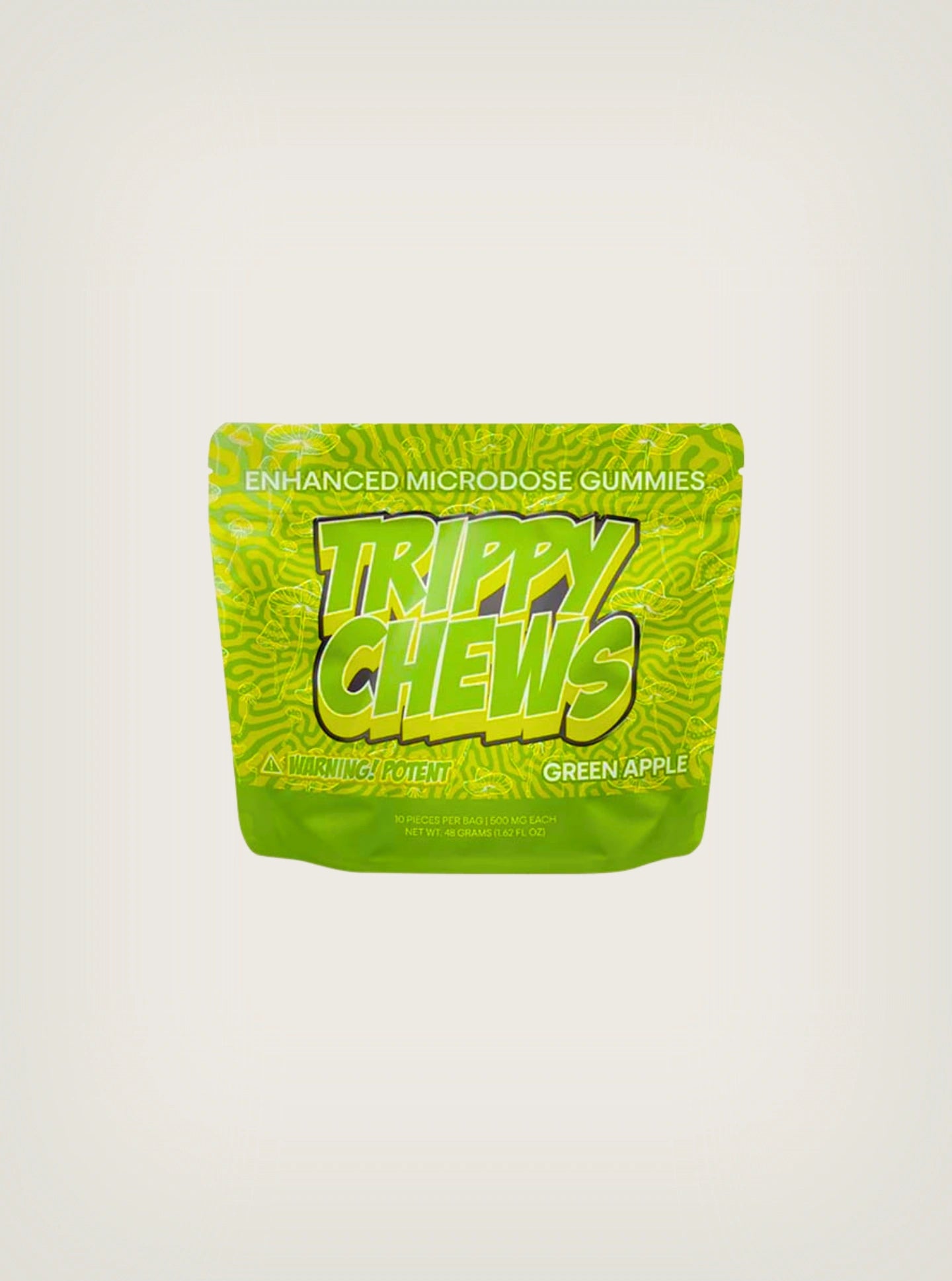Gomitas de hongos mágicos Trippy Chews de 5000mg sabor green apple