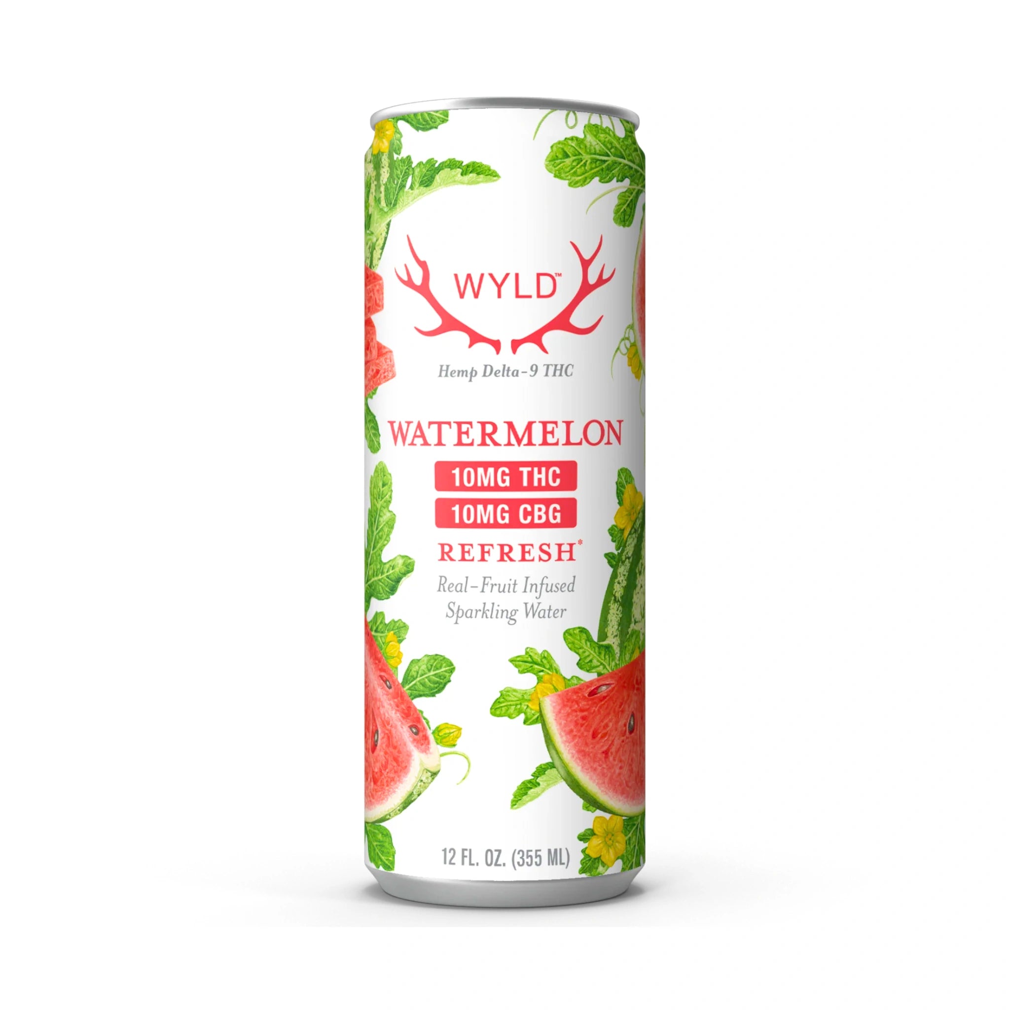 Wyld Cannabis Soda 10mg THC 10mg CBG Watermelon Splift México